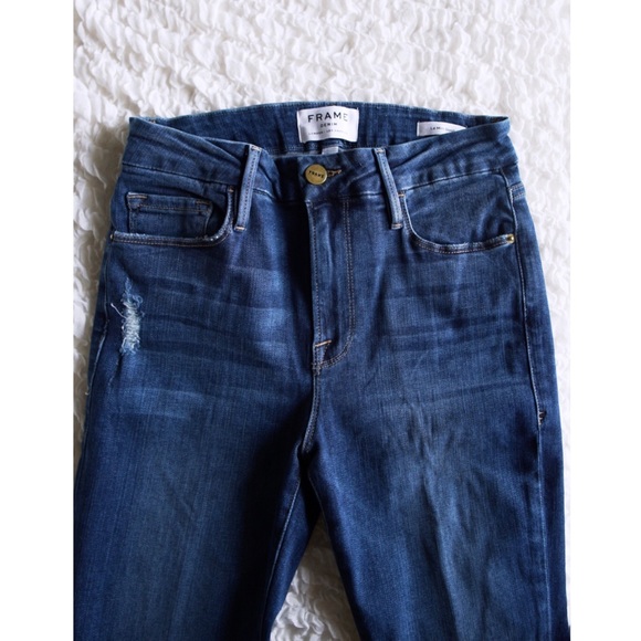 FRAME DENIM Le Mini Blondie Bootcut Jeans - Picture 7 of 11